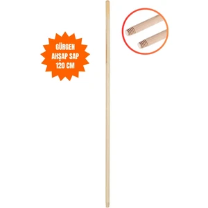 Ahşap Fırça-Çekpas Sapı 120 Cm(Gürgen Sap)
