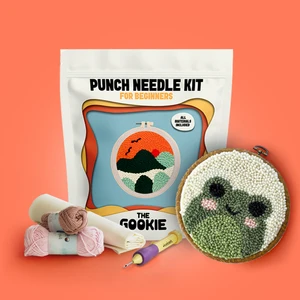 Başlangıç Seviye Punch Kiti, Punch Nakış Seti, 8 Adet Şablonlu Desen