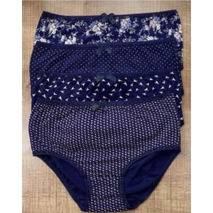 Kadın Yüksel Bel Pamuk Bato Külot