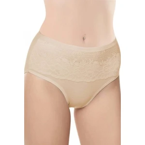 2 Adet 0193 Yüksek Bel Toparlayıcı Kadın Külot Ten L