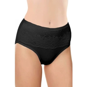 2 Adet 0193 Yüksek Bel Toparlayıcı Kadın Külot Siyah M