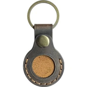 Erebor Goods Hakiki Crazy Deri  Apple AirTag Koruma Kılıf Anahtarlar, Çantalar, Bagaj ve Evcil Hayvan Tasması için