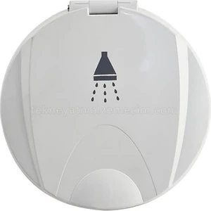 Shuıvan Plastik Kapaklı Duş Yuvası Açılı - Beyaz