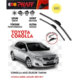 Toyota Corolla Muz Silecek Takımı 1.4 1.6 Motor Araca Özel Aparat (2007 - 2017) Arası