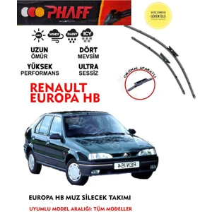 R19 Hb Europa Ön ve Arka Muz Silecek Süpürge Takımı 1.4 1.6 1.8 Motor Araca Özel Aparat