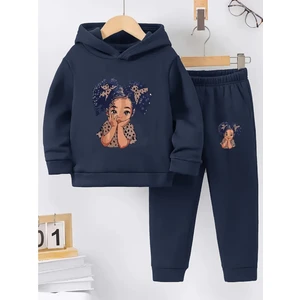 Kışlık Kız Çocuk Eşofman Takımı 5 6 7 8 9 10 11 12 Yaş