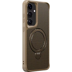 Samsung Galaxy Z Fold 5 Uyumlu Standlı Karbon Fiber Kılıf