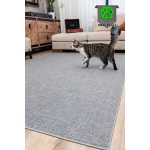 Melaris Halı Kedi Köpek Evcil Hayvan Halısı Kolay Temizlenebilir Naturel Jüt Halı Örme Kilim
