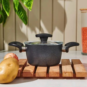 Festy Derin Tencere - Siyah - 14 cm