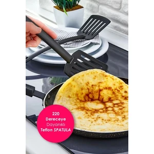 Yanmaz Yapışmaz Teflon Spatula Yüksek Isıya Dayanıklı  - Servis Spatulası