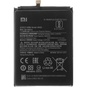 Xiaomi Redmi Note 9 Pro - Bn 53 - Batarya Pil