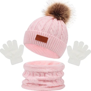 Crying Bag Çocuk Şapka Eşarp Eldiven Üç Parça Seti (Yurt Dışından)