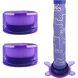 Dyson V8 Focus Mattress Vakum Yedek Ön Filtre ve Son Filtre Aksesuarları Için Ön Filtre + Hepa Son Filtre Kiti (Yurt Dışından)