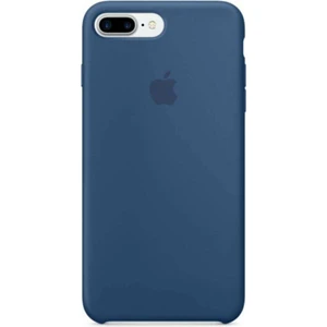 Piyasa Sepeti Apple iPhone 7 Plus Uyumlu Logolu Içi Kadife Altı Açık Lansman Ocean Blue Silikon Kılıf