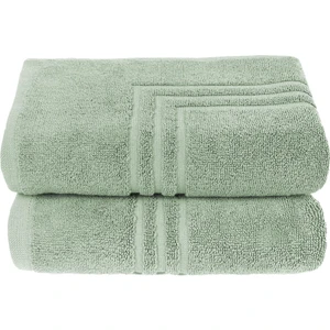 Maura Home Boheme %100 Pamuklu Lüks 2'li Banyo Paspası Seti | 50X70CM | Buz Yeşili