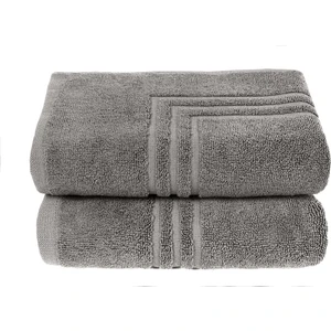 Maura Home Boheme %100 Pamuklu Lüks 2'li Banyo Paspası Seti | 50X70CM | Antrasit