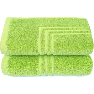 Maura Home Boheme %100 Pamuklu Lüks 2'li Banyo Paspası Seti | 50X70CM | Yeşil