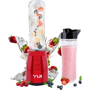 M19 500W Kişisel Smoothie Blender Kırmızı +1 Adet Yedek Şişe