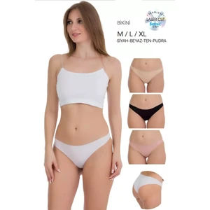 Lazer Kesim Kadın Bikini Külot 4'lü Paket