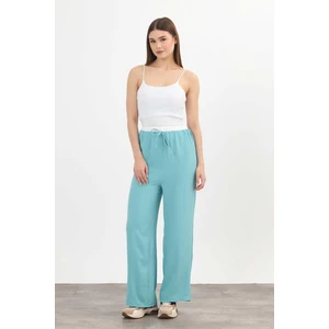 4327A Bol Paça Pantolon Turkuaz
