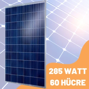 280W 285W Watt Polikristal Güneş Paneli A Sınıf