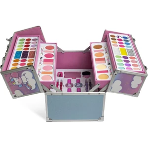Unicorn Temalı Büyük Kutulu Makyaj Seti 1 Parça Kız Çocuklar İçin Hediye