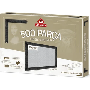 Art Puzzle Siyah 500 Parça Demonte Puzzle Çerçevesi