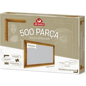 Art Puzzle Altın  500 Parça Demonte Puzzle Çerçevesi