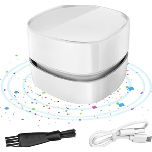 360° Dönebilen Masa Toz Temizleyici Taşınabilir Mini Masaüstü Kırıntı Süpürgesi Ev Okul Ofis Için