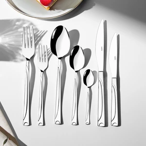 Fiesta Sade 12 Kişilik 89 Parça Deri Kutulu Çatal Kaşık Bıçak Takımı