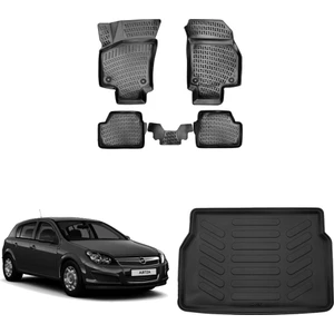 Opel Astra H 3D Havuzlu Paspas 2004 Sonrası + Hb Bagaj Havuzu