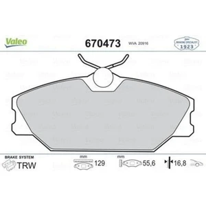 670473 Ön Fren Balatası Laguna 9 99 2 01 Megane 99-Scenic Rx4 12 00-Safrane 3 99 4 01 410607125R
