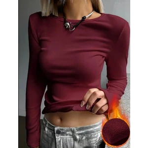 Içi Polarlı Slim Fit Uzun Kollu Body