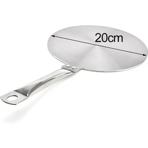 20CM Tarzı Sıcak Paslanmaz Çelik Indüksiyon Ocak Eşanjör Plakası Adaptörü Difüzör Dönüştürücü Indüksiyon Ocak Dönüştürücü (Yurt Dışından)