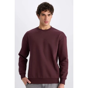 Boxy Fit Bisiklet Yaka Baskılı Sweatshirt X8282AZ24AU