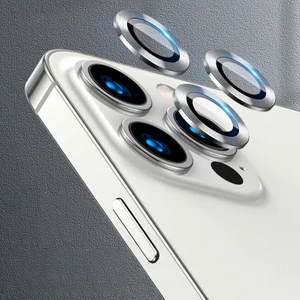 Apple iPhone 12 Pro Max Uyumlu Cl-07 Kamera Lens Koruyucu-Gümüş