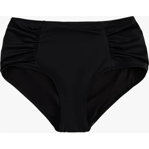 Drape Detaylı Yüksek Bel Bikini Altı