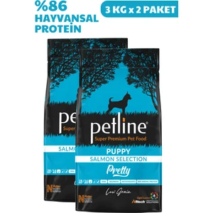 Somonlu Yavru Köpek Maması 6kg (2 x 3kg) - Pretty