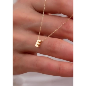 Bayar Gold 14 Ayar Altın E Harf Kolye