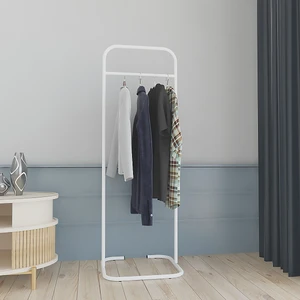 Metallica Concept Butik Dik Tekli Beyaz Konfeksiyon Askısı Ayaklı Askılık Elbise Askılığı