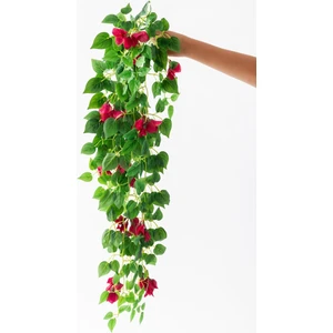 Güleç Yapay Çiçek Yapay Sarmaşık Begonvil Kırmızı 100 cm 8 Dal