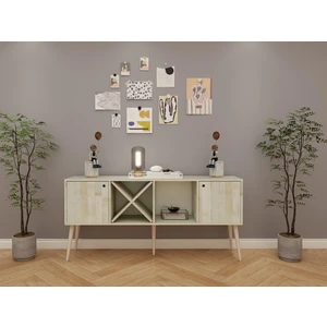 Akasya Ladin Dolap-Konsol