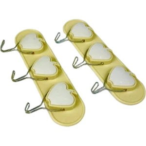 Homarz Plastik Yapışkanlı Duvar Askısı 6'lı