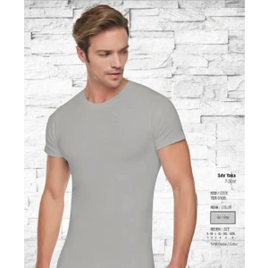 0105 Erkek Sıfır Yaka Kısa Kollu Atlet 6 Adet