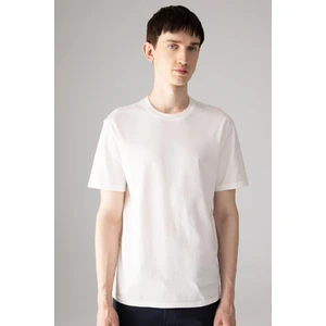 New Regular Fit Bisiklet Yaka Basic Düz %100 Pamuk Kısa Kollu Tişört V7699AZ24SP