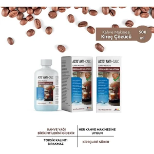 Acto® Antı-Calc 500 ml | Kahve Makinaları Için Sıvı Kireç Çözücü
