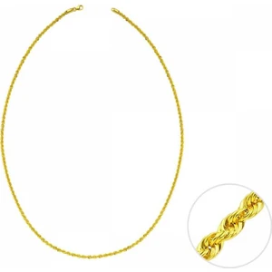 Sembol Gold 60 Cm Altın Lazer Halat Zincir T2014