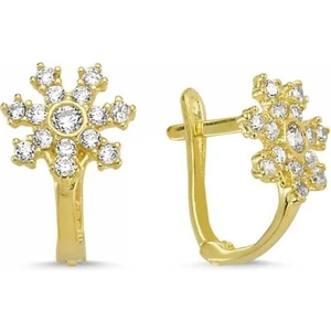 Sembol Gold Altın Çocuk J Küpe Sg42-6999