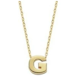 Sembol Gold Altın G Harfli Taşsız Kolye