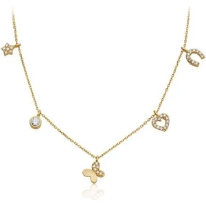 Sembol Gold 14 Ayar Altın Şans Kolyesi T1219